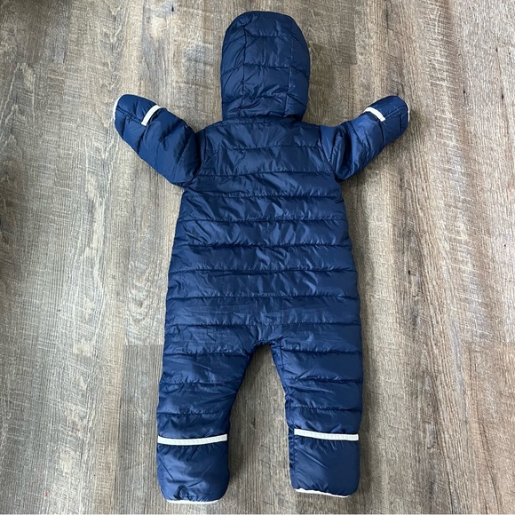 Eddie Bauer baby boy toddler boy down filled snowsuit 12 months - Picture 2 of 12